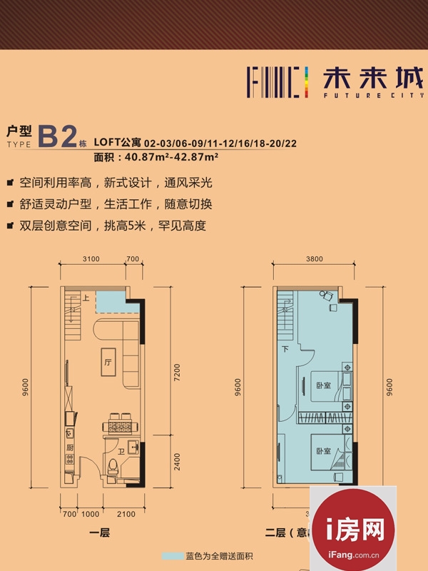 阳光·未来城b2栋loft公寓